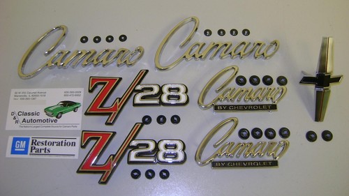 1968 camaro z28 emblem kit - z28,